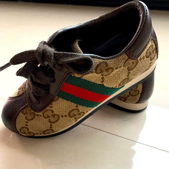 Gucci Other - Gucci Kids Ace GG Sneakers-Size 25